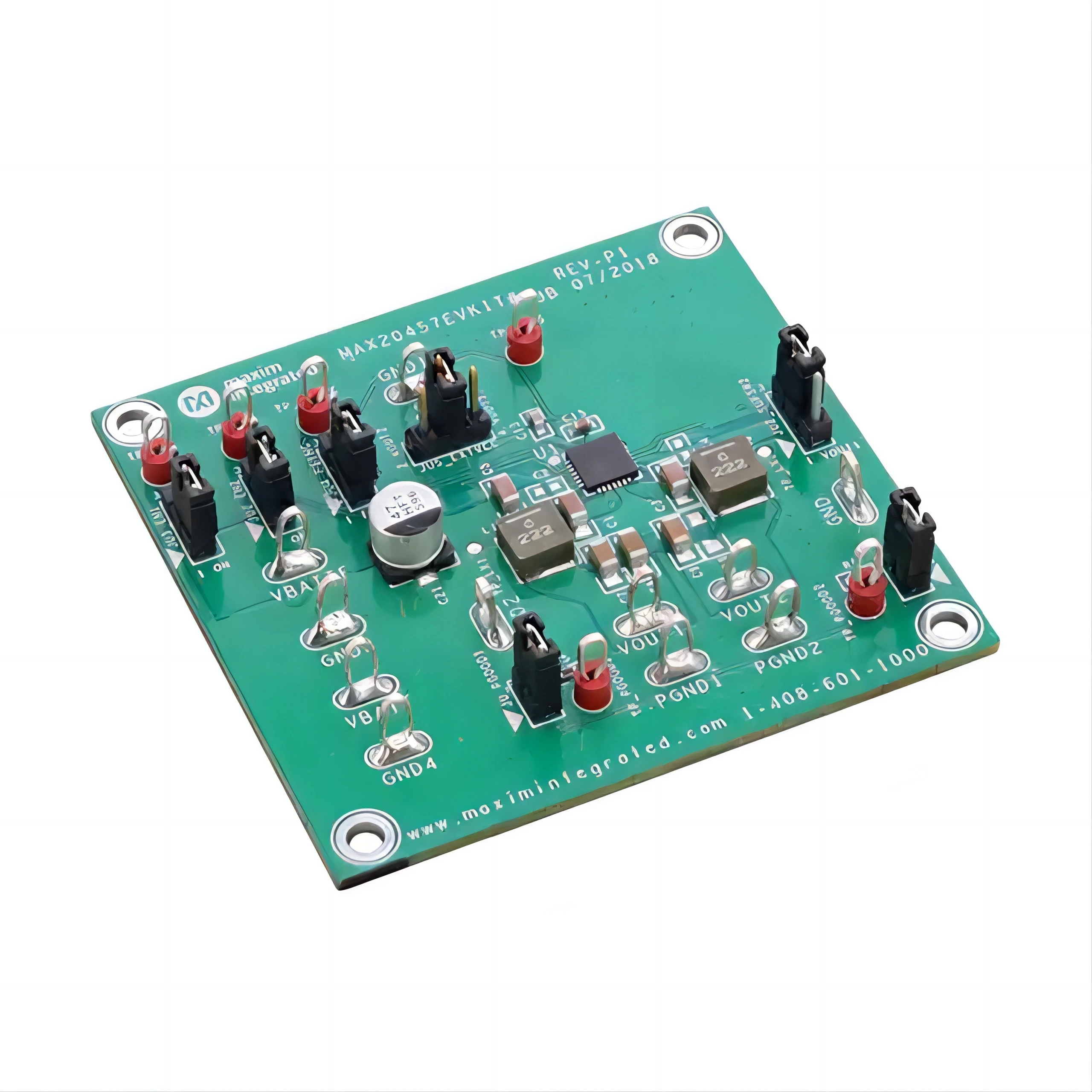 

MAXIM INTEGRATED MAX20457EVKIT Evaluation Board, MAX20457 ATIE/VY+, Power Management, Synchronous Buck Converter