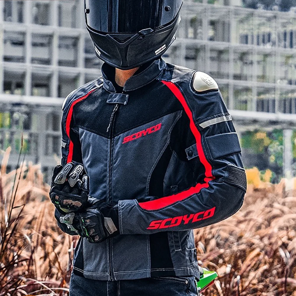 Motorcycle Jacket Summer Ventilate Chaquetas De Moto Wear Resistant Motorcycle Equipments Sports Jacket Soft Comfortable Men