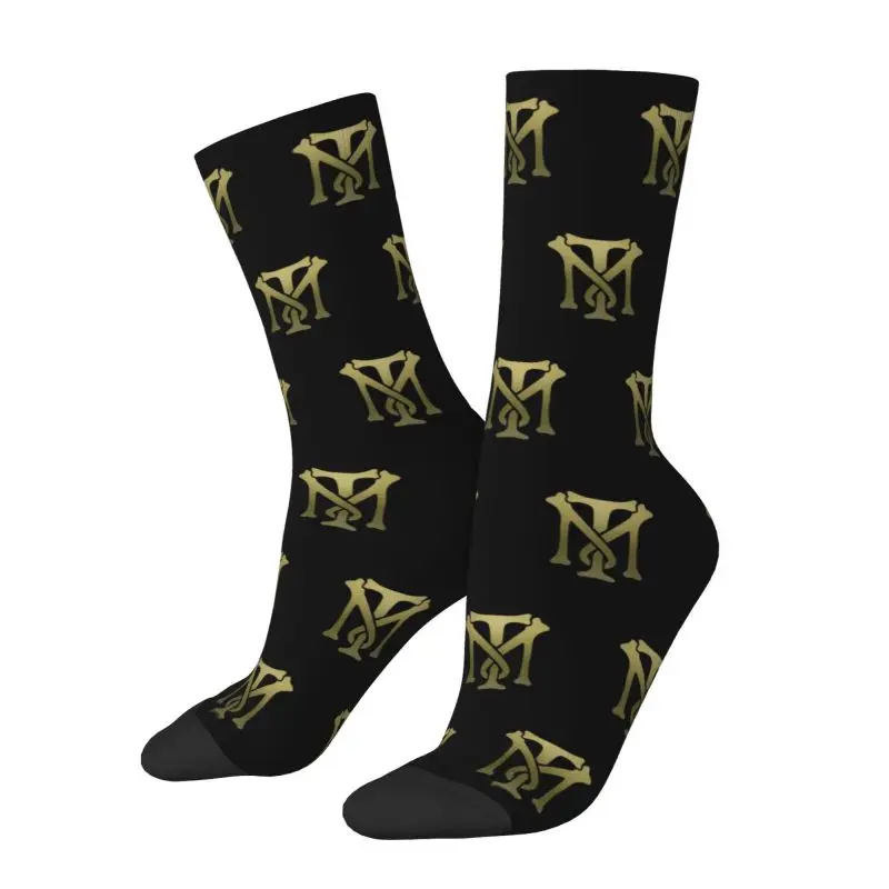 Scarface Film Movie Men's Crew Socks Unisex Kawaii Tony Montana Logo Spring Summer Autumn Winter Dress Socks