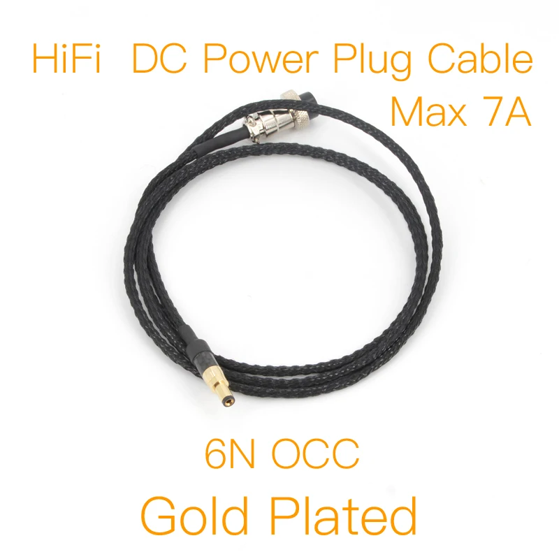 MOFI HiFi Cable - Precision GX16 2Pin To DC Power Plug 6N OCC Cable for Linear Power Supply (MAX 7A)