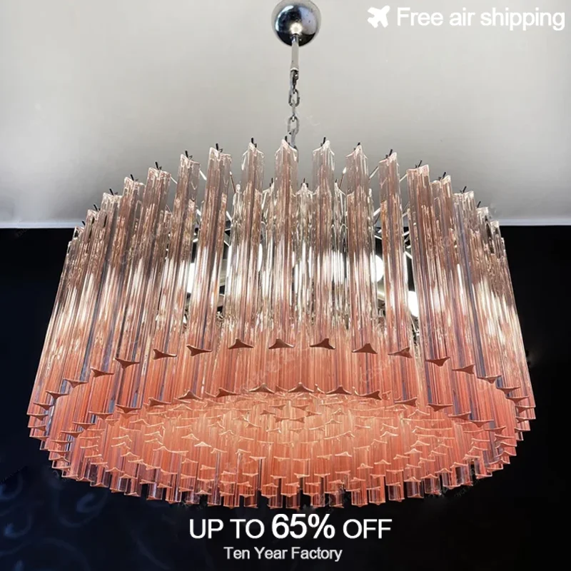 E14 LED Chandelier with Gold Round Crystal Tassel Modern Height Adjustable Ceiling Pendant Light for Living Room Indoor Decor