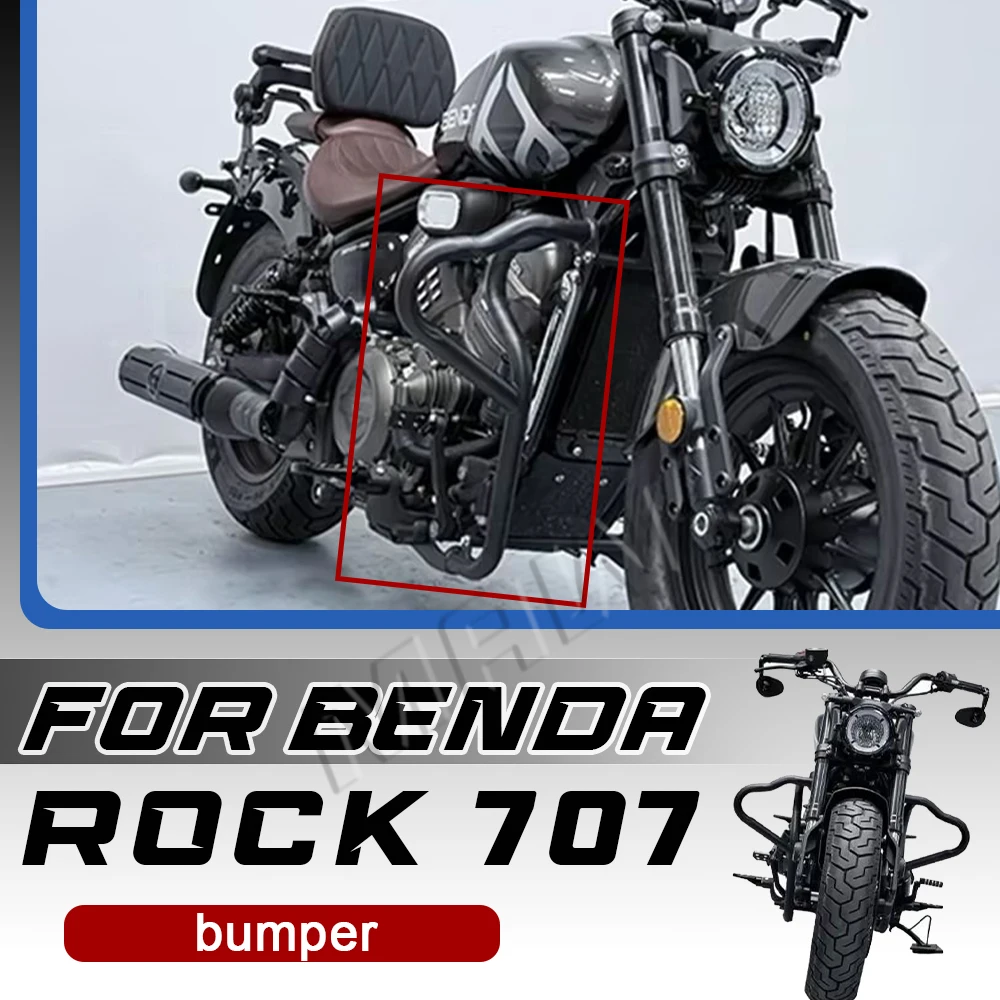 

Carbon Steel Crash Bar for Benda Rock 707 Ultra/Pro 707 Pro - Engine Guard Protector No Modification Needed