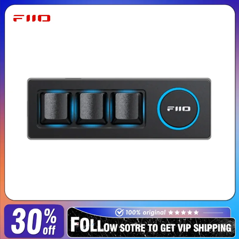 

FiiO KB1K Type-C Wired Mini Desktop Keypad ABS RGB Hot Swap Notebook Computer Customized Multifunctional Desktop Keyboard