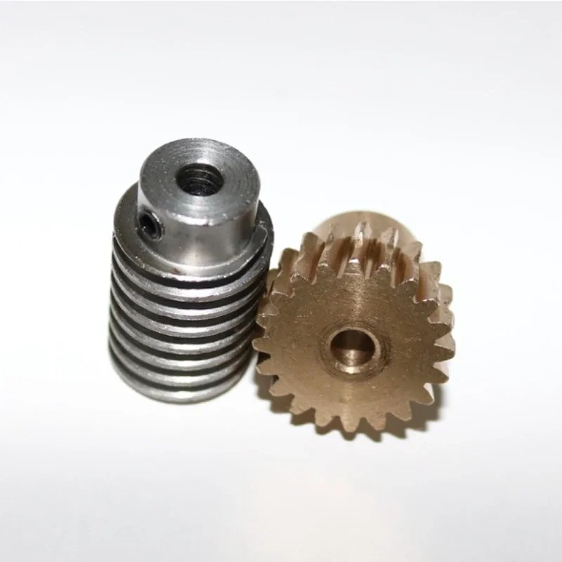 1.5M-20T reduction ratio:1:20 copper worm gear metal worm reducer transmission parts--gear hole:10mm rod hole:10mm