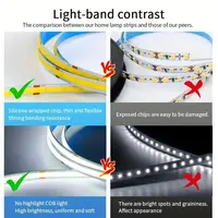 COB Lights LED Strip Touch Dimmer Flexible Diode Tape 5V USB Linear Indoor Lighting Lamp Room DIY TV Mirror Backlight Wall Decor 4