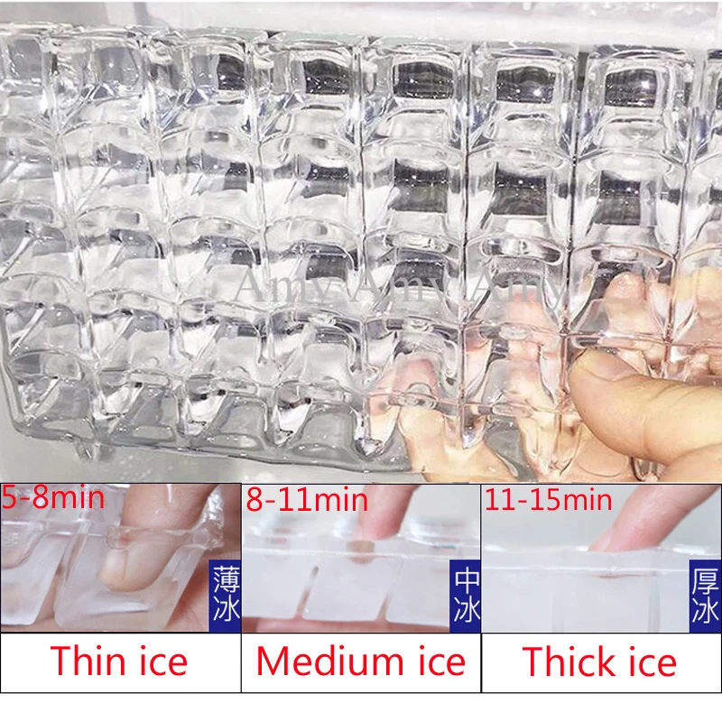 Automatic Square Ice Cube Maker High Yield Commercial Ice Maker Multifunctional Ice Machine