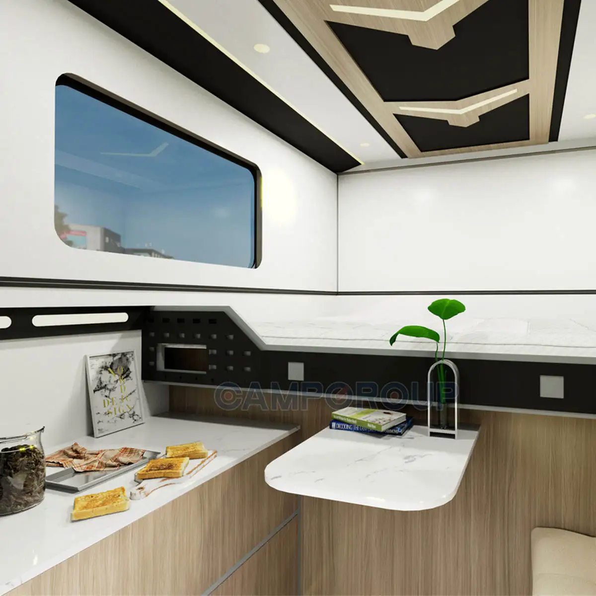 Truck Camper for Pickup 4x4 Foldable Travel Trailer Lightweight Independent Suspension Sleeps 4 Wholesale view 5