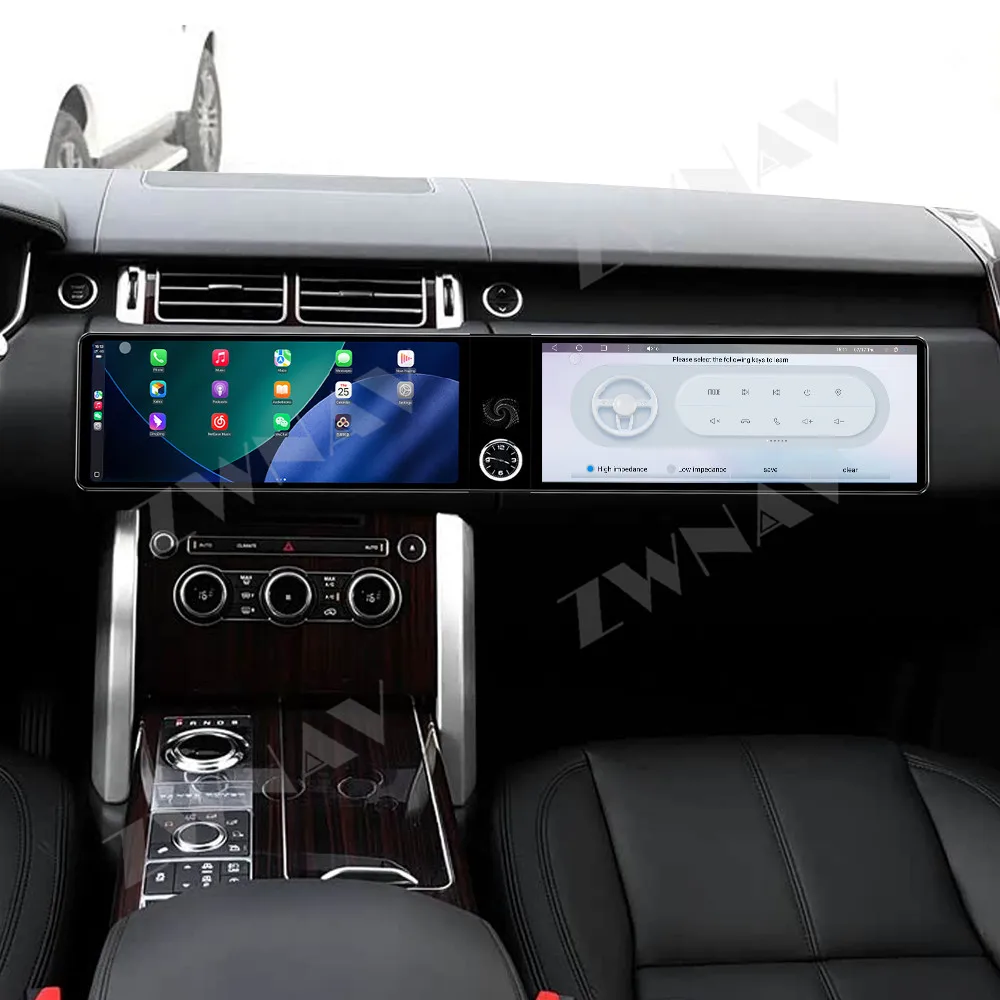 

Dual 12.3" Android 13 Auto Carplay Stereo For Land Rover Range Rover Executive 2017 Car Radio GPS Navigation WIFI wireless