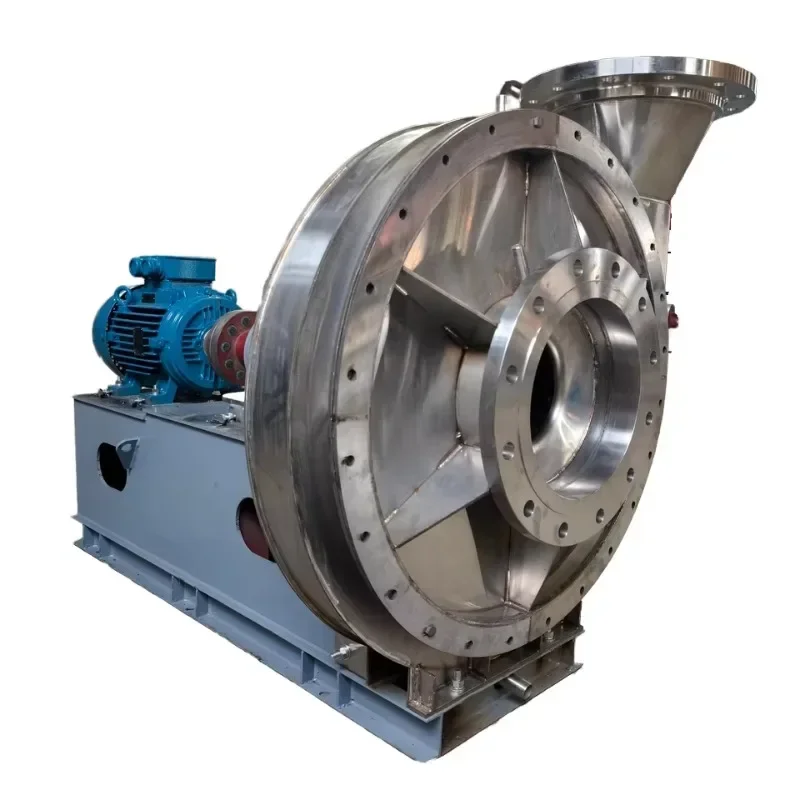 Industrial High Temperature Stainless Steel Centrifugal Ventilation Fan DC Aluminum Blade and Bearing Motor