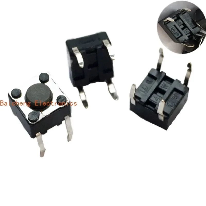 10PCS Key switch, touch switch, SKHHALA010 micro switch, 6 * 6 * 4.3, with a lifespan of 500000