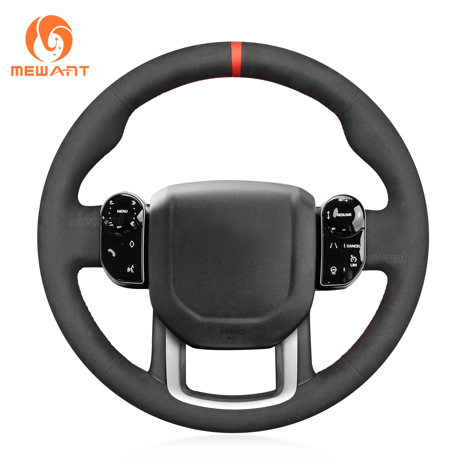 MEWANT car Steering Wheel Cover for Land Rover Range Rover Sport Range Rover Velar