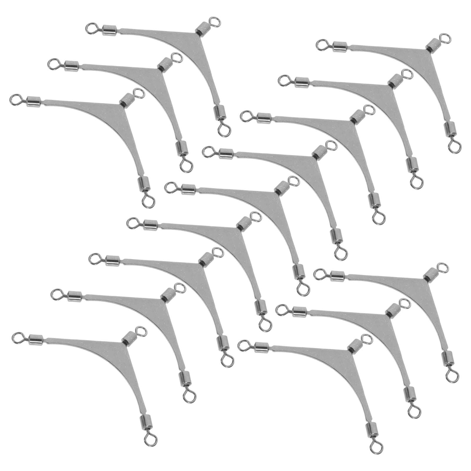 

15 Pcs Rolling Rotating Fishing Franchise Breaker Swivel Connector Connectors Accessories Barrel Swivels Stainless Steel