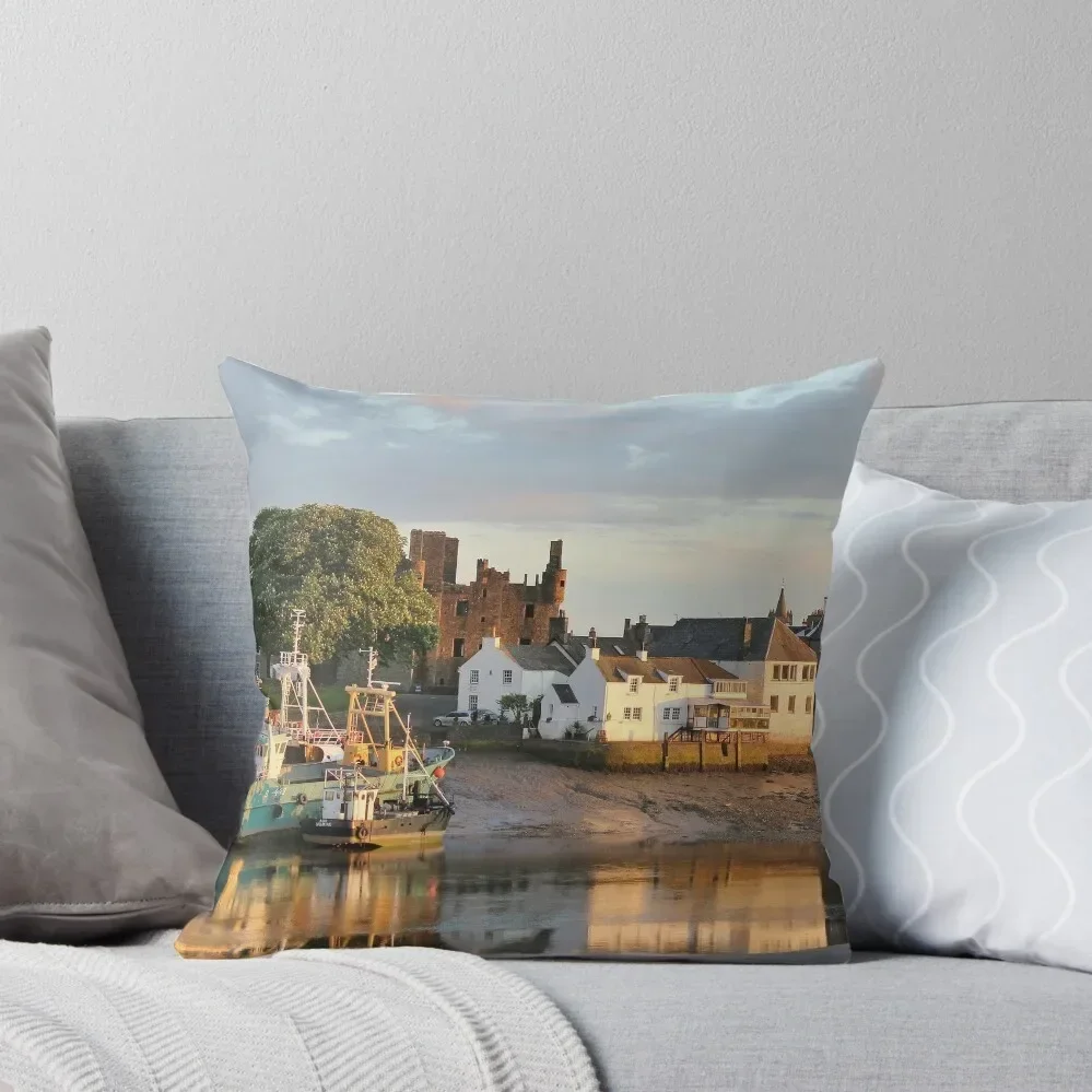 

Kirkcudbright harbour, SW Scotland Throw Pillow sleeping pillows Cushions For Decorative Sofa Pillowcase Sofas Covers Pillow