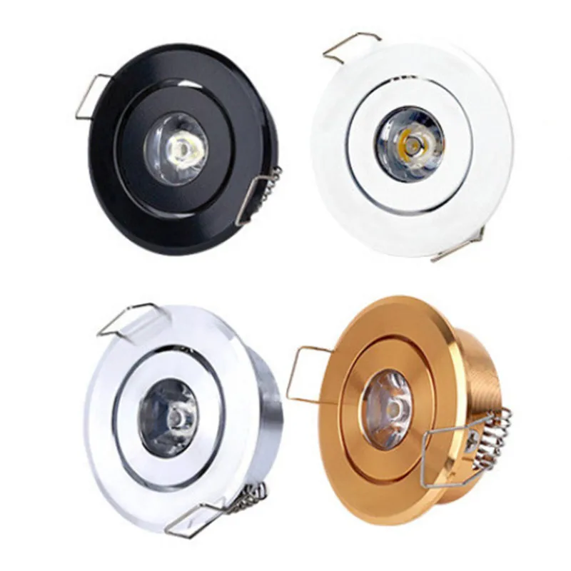 LED Mini do sufitu LED Spot Llight 3W LED oprawa wpuszczana AC85-265V miniownlight szafka lampa punktowa