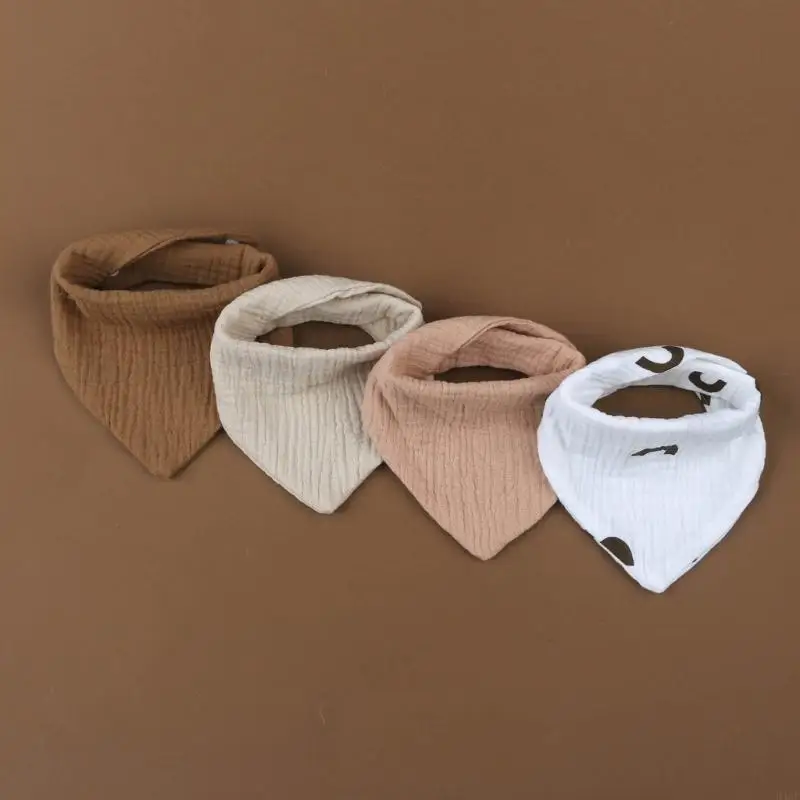 

Breathable Baby Drool Catcher Cotton Absorbent Bibs Shower Gift for Newborn
