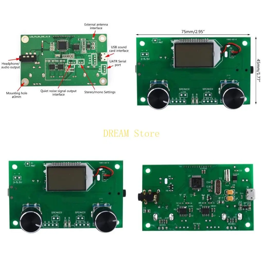 

Цифровая радиосвязь для приемника FM Stereo Module модуль 50 Гц-18 кГц лучшая продажа
