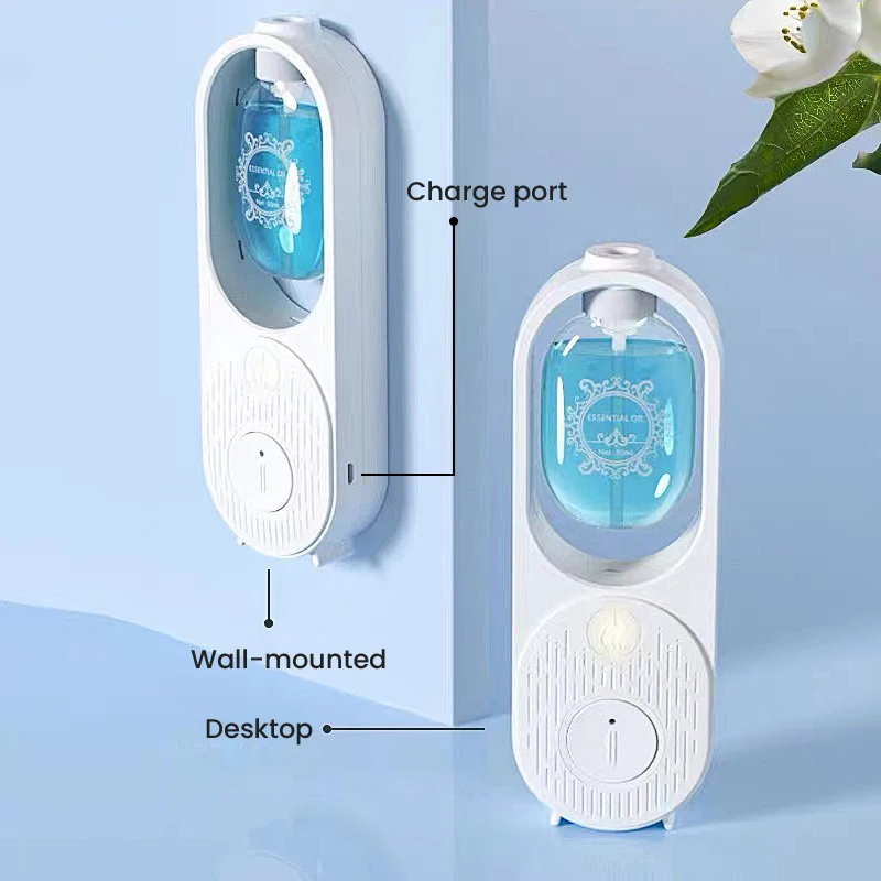 Aroma Diffuser Aromatherapy Machine Aroma Diffuser Wall-mounted Desktop 5 Modes Night Light USB Charge Household Aroma Machine
