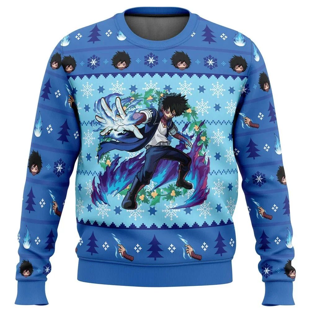 My Hero Academia Boku No Holiday brutto maglione di natale regalo babbo natale Pullover uomo felpa 3D e Top autunno e inverno