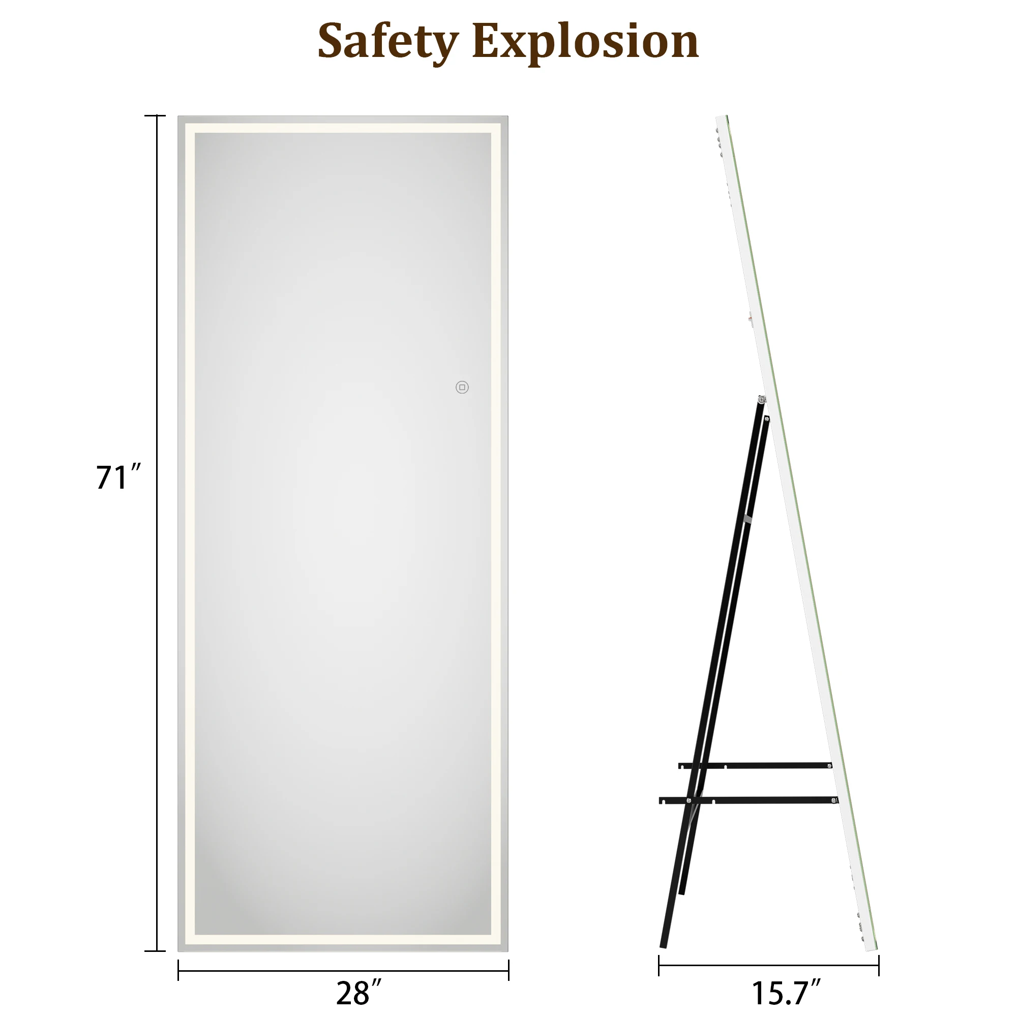 LED Full Length Mirror 71
