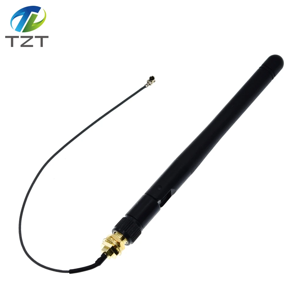2.4GHz 3dBi WiFi 2.4g Antenna Aerial RP-SMA Male wireless router+ 17cm PCI U.FL IPX to RP SMA Male Pigtail Cable ESP8266 ESP32 image 3