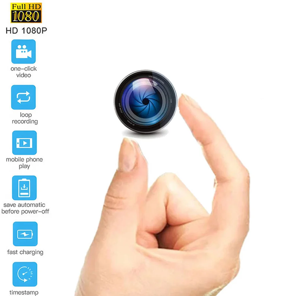 

High Quality Long Recording HD 1080P Mini Sports Cameras Dv DVR Security Cameras Loop Recording USB Flash Drive Cameras