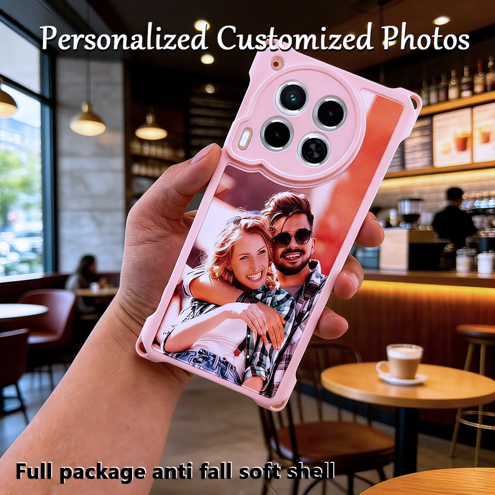 Customized Photo of Four corner anti fall phone case for Infinix Hot 50/40/30/Note 40/30/12/Smart 10/9/8/7 view 3