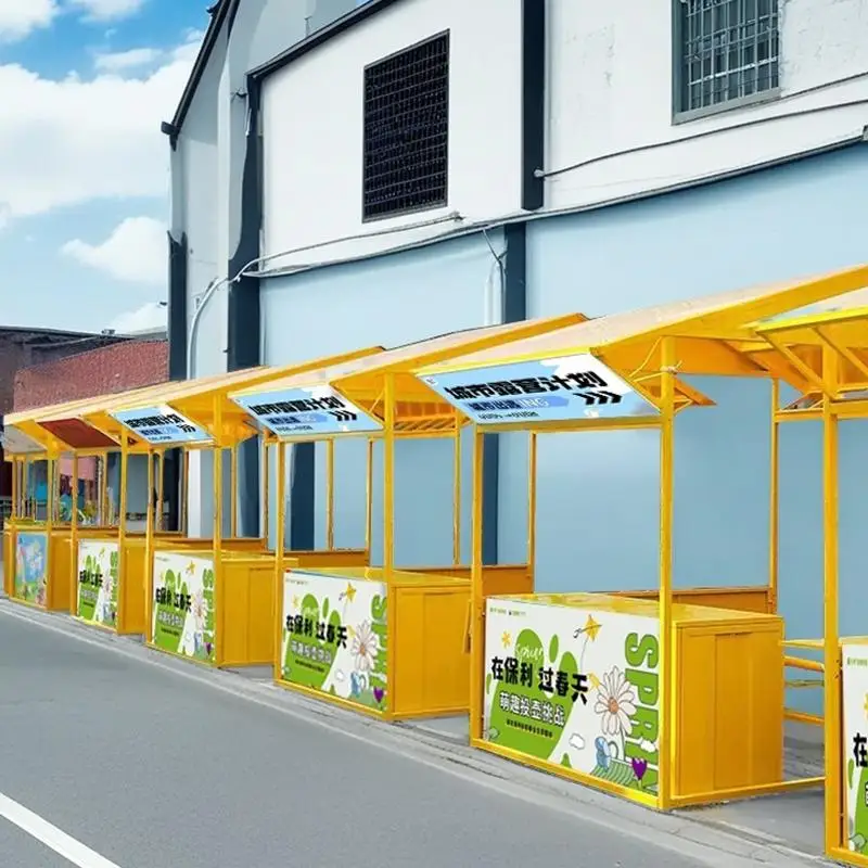 

Outdoor stall night market stall commercial street snack display mobile stall truck promotion rack