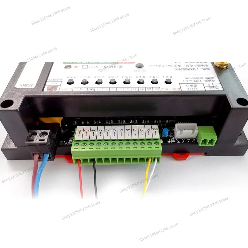 For 8-Channel Wireless WiFi 4G Controller, Automatic Smart Switch, Phone Alarm, Remote Mobile App Timing