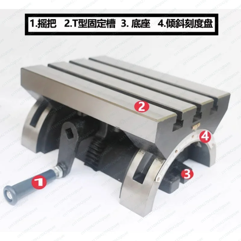 For Adjustable Angle Workbench Workbench Milling Machine 10 Inch