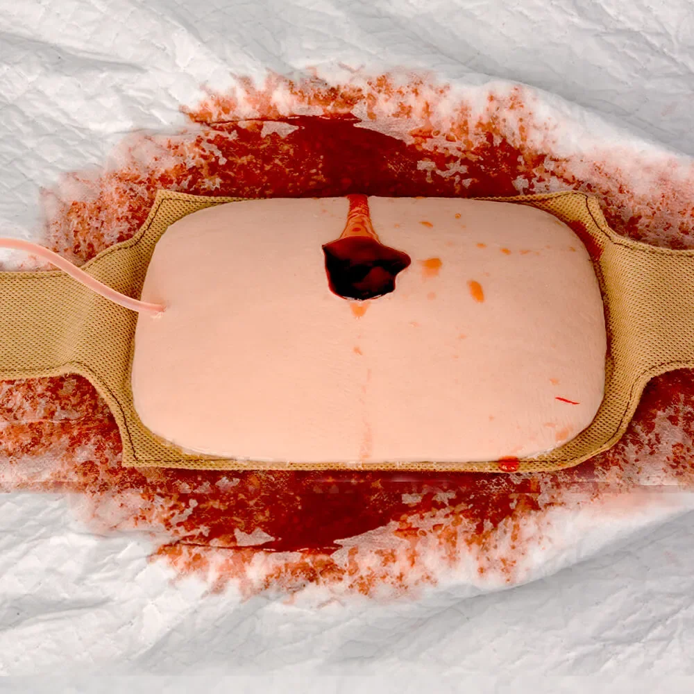 Ultrassist Haemostatic Wound Packing Trainer Wearable Wound Simulator Bleed Control Skin-like for Medical Student Practice