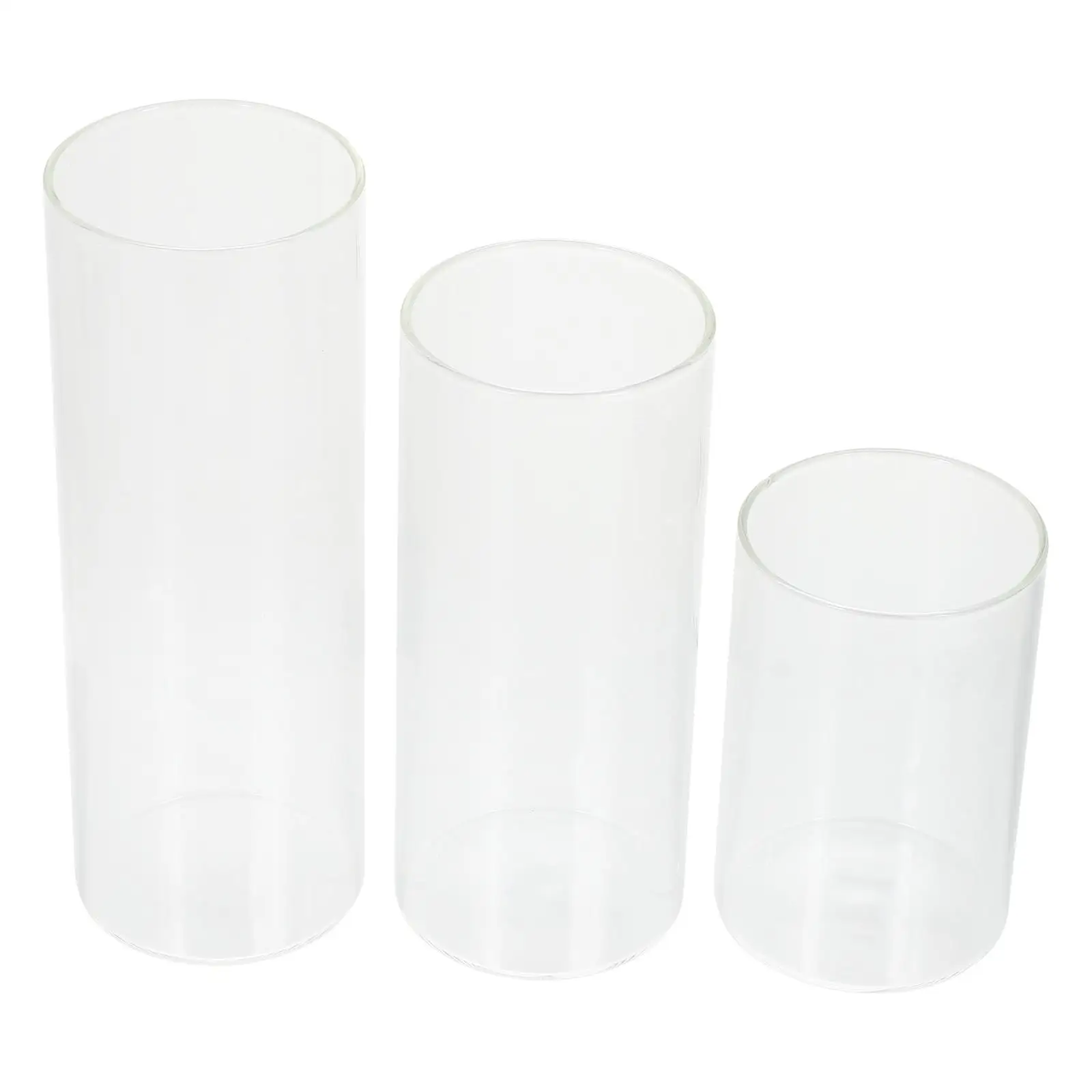 

Warmer Large Jar Glass Cup Taper Holders Desktop Decor Rechargeable Clear Candleholder