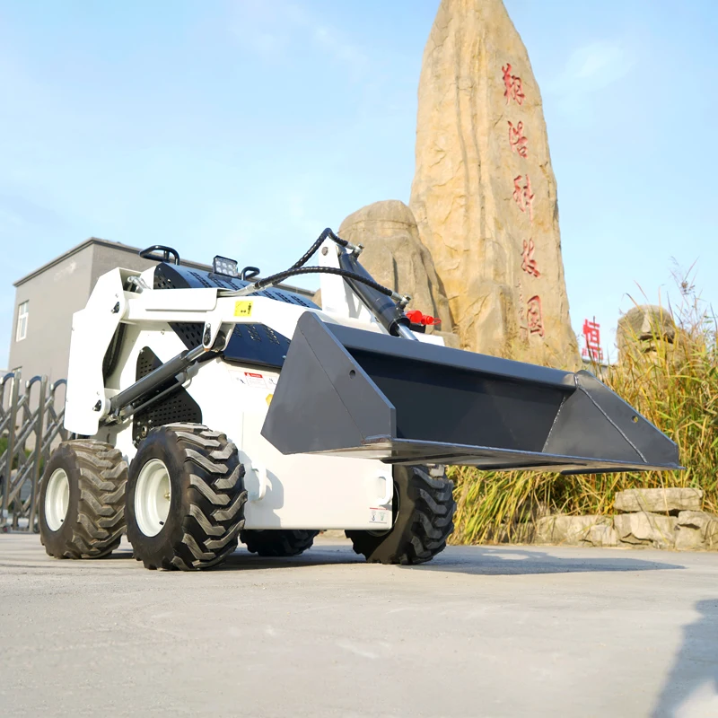 For Sale Mini Skid Steer Loader Mini Skid Steer Loader Small Garden Loader Crawler Mini Skid Steer Loader Support Customization