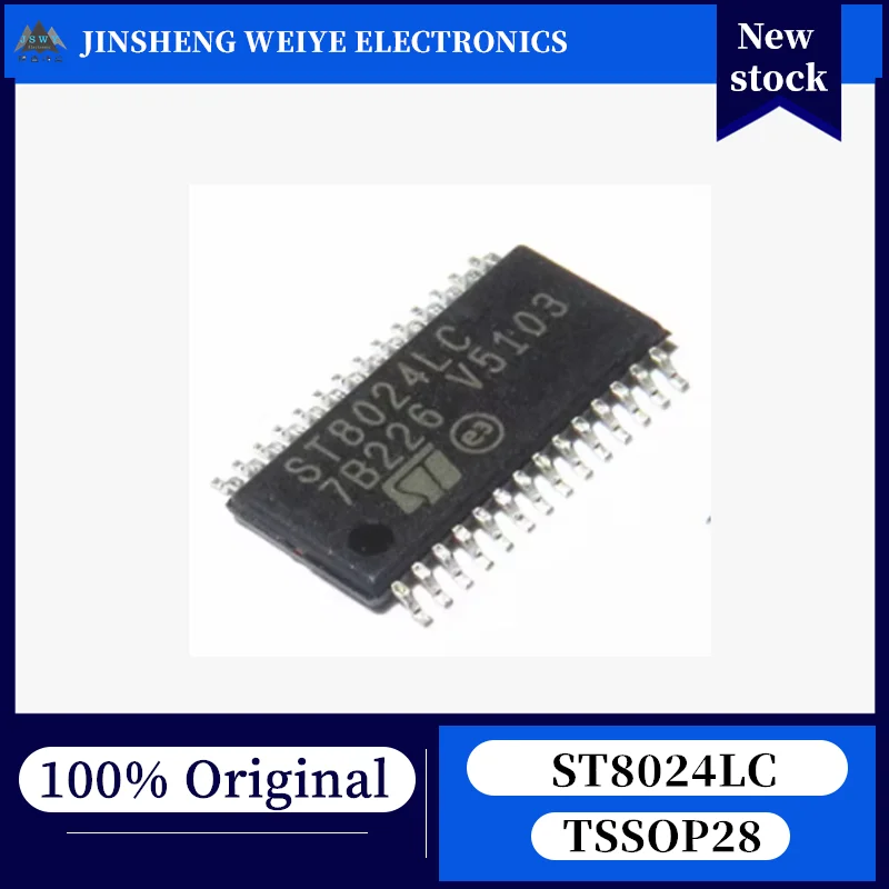 

(10/50 pieces) ST8024LCDR ST8024LC SOP28 Smart Card Dedicated Analog Interface Chip, 100% New, Original, In Stock, Fast Shipping