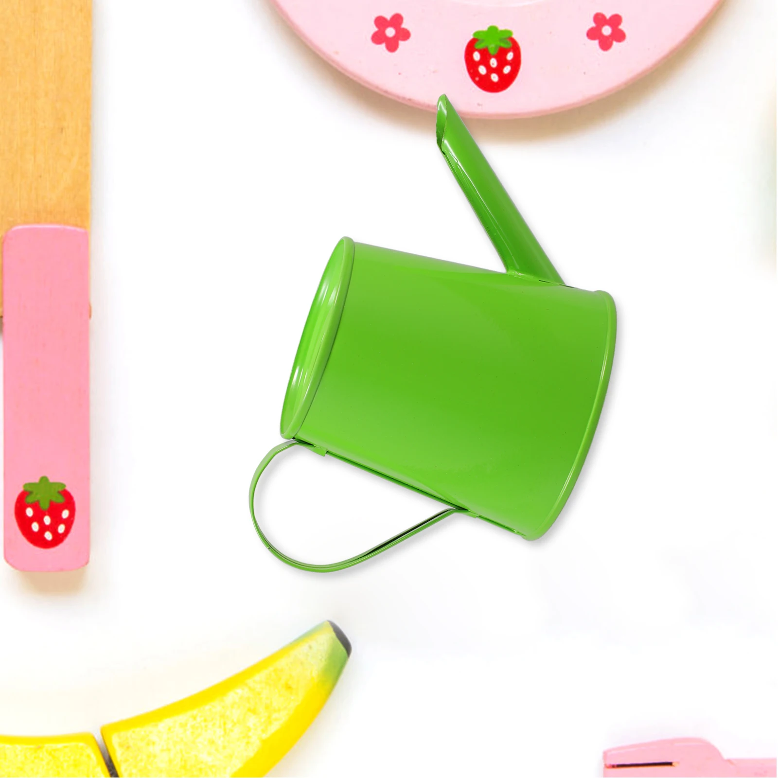 

Mini Iron Watering Can Lightweight Durable Home Decor Photo Background Study Office Hotel Tea Shop Sprinkler Garden Supplies