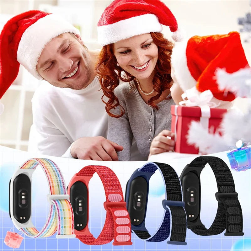 Nylon loop For Xiaomi Mi Band 7-7 nfc smartwatch Wristband Sports smart Replacement Bracelet Correa Mi band 7 6 5 4 3 watchbands