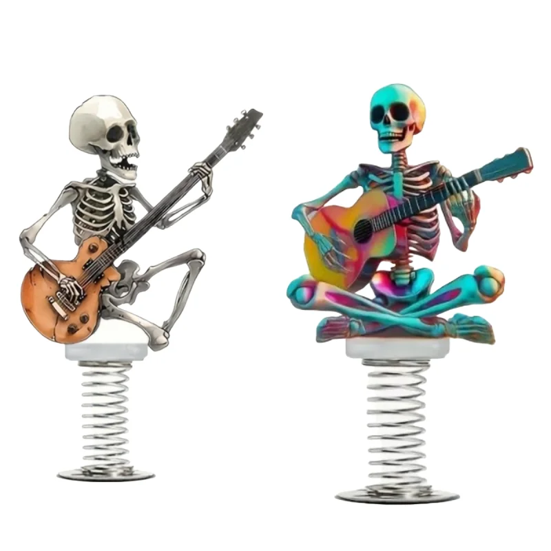 Neues Zombie-Hexenskelett im Halloween-Stil, 2D, flaches Acryl-Desktop-Autoinnenraum, Frühlingsornament, kleine Objekte