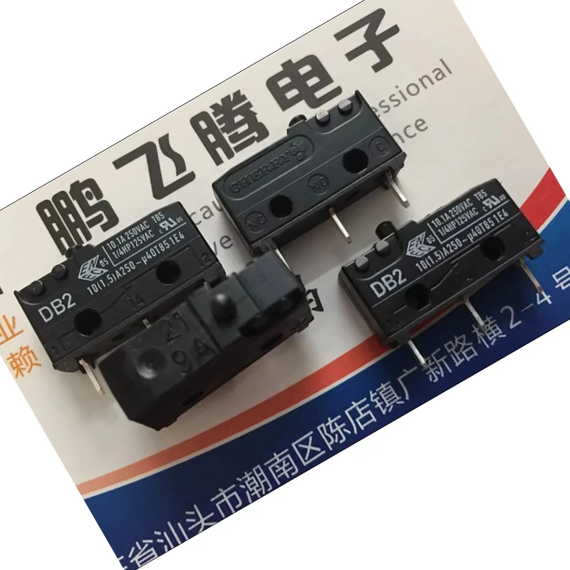 Afbeelding 4: 1PCS Originele Duitse CHERRY DB2 DB2C-C1AA microschakelaar slaglimiet resetknop 3-pin pin 10.1A