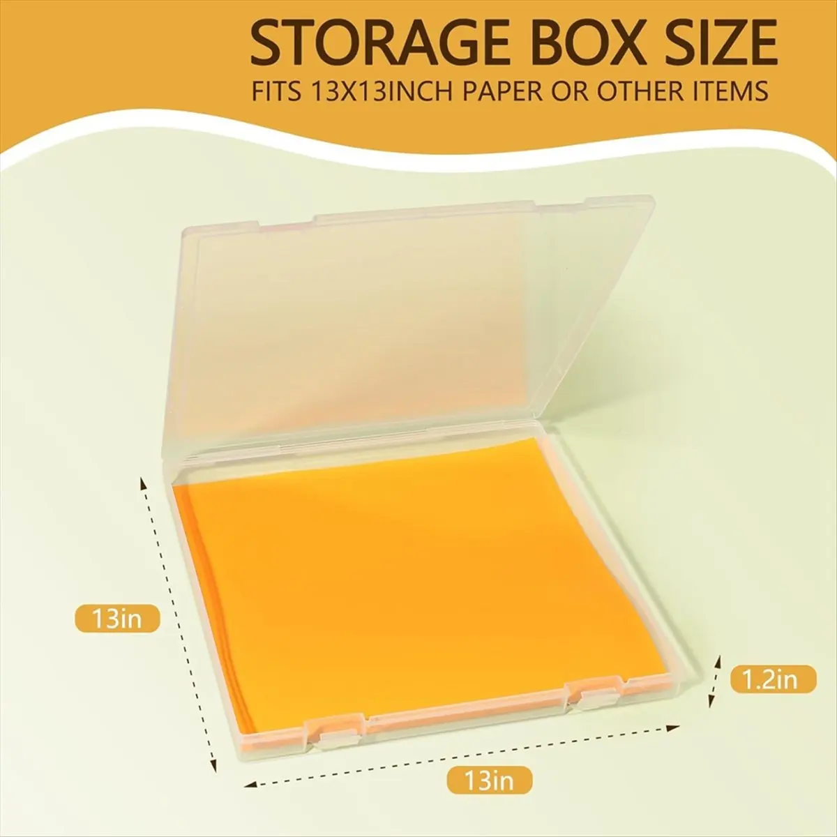 a23g-12x12インチ-スクラップブック用紙収納、4パック-プラスチックファイル収納ボックスセット、紙ファイル、写真用クラフトオーガナイザーボックス