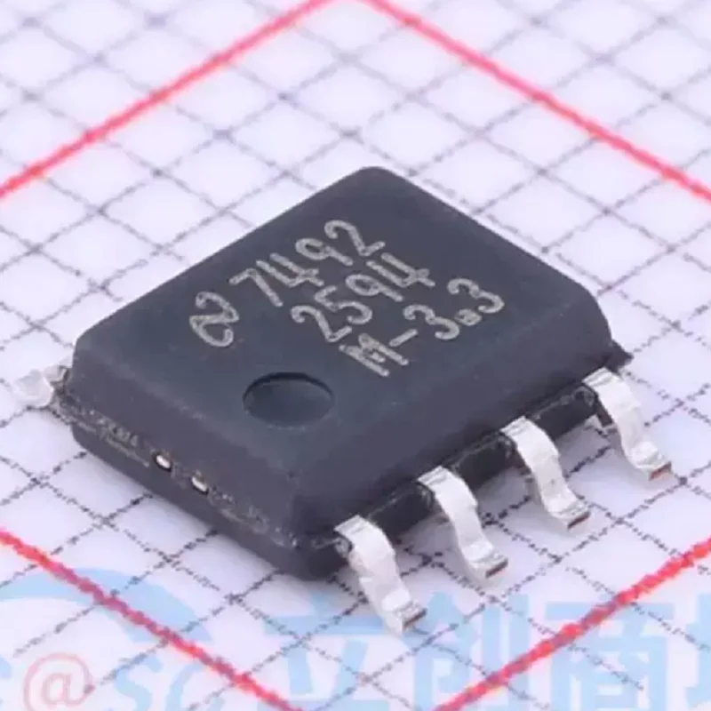 Integrated Circuits (ICs) LM2594MX-3.3 Buck Switching Regulator IC Positive Fixed 3.3V 1 Output 500mA 8-SOIC