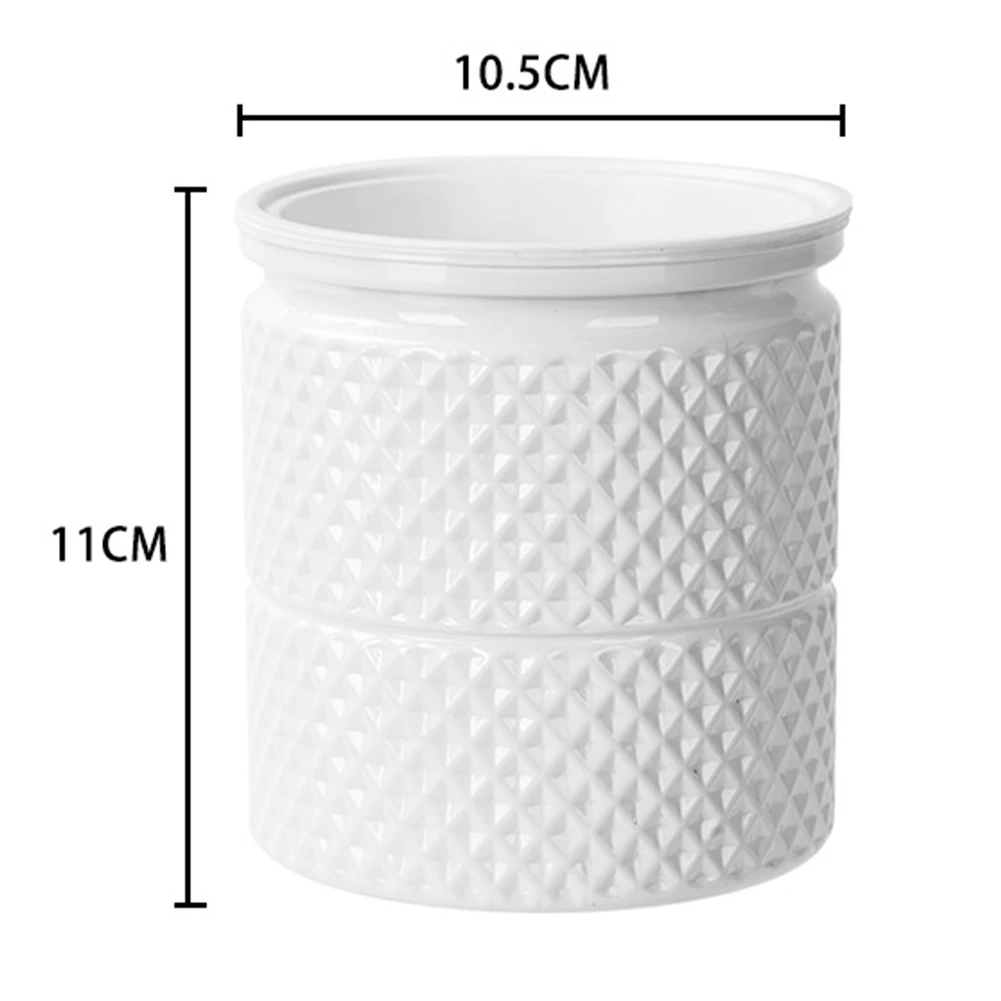 For Kitchen Countertops Indoor Flower Pot 7-14 Day Hydration Plastic Construction UV-resistant Finish For Orchids