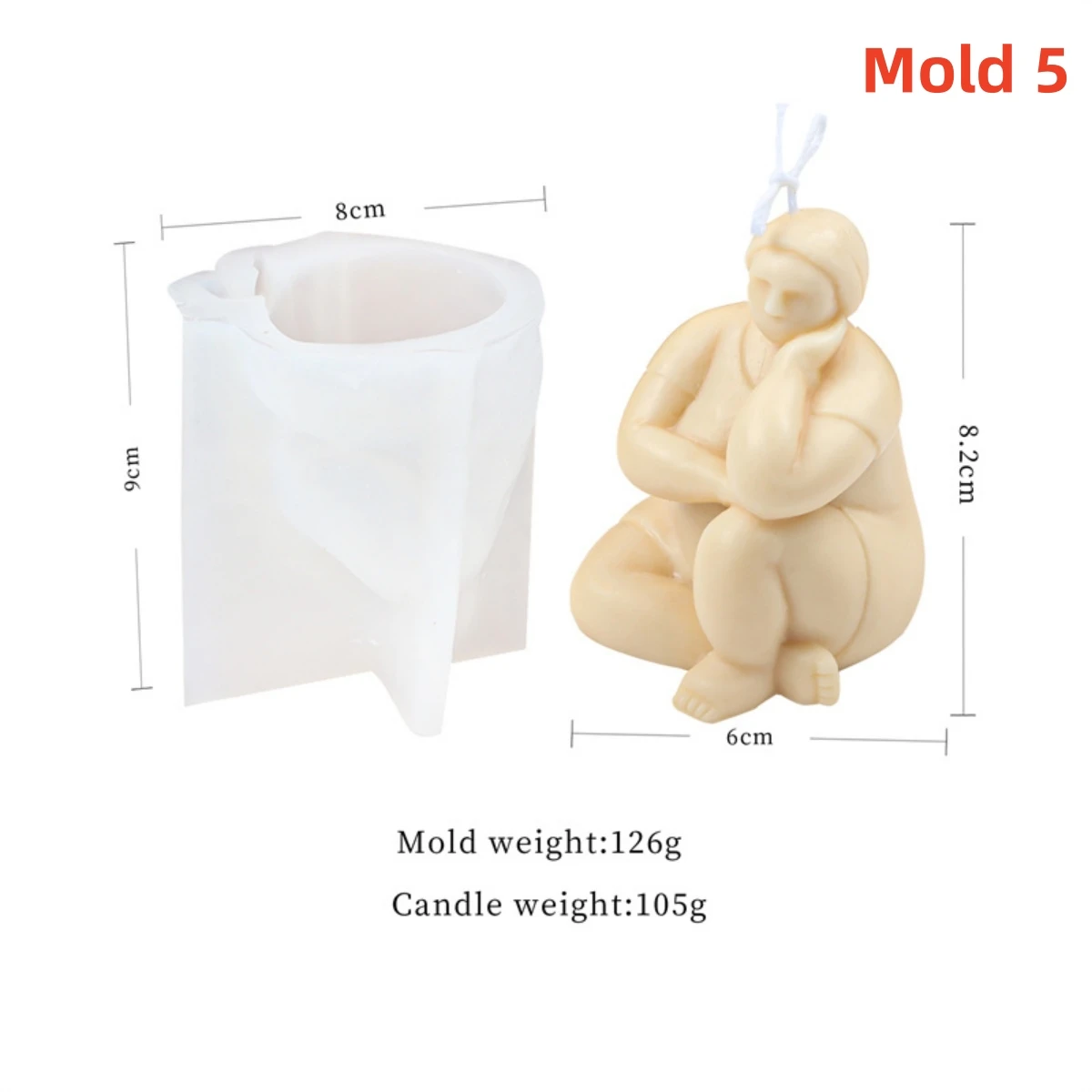 3D Lady Body Kaars Schimmel Yoga Pose Zeep Geurende Gips Epoxyhars Maken Mold DIY Home Decoratie Handgemaakte Geschenken
