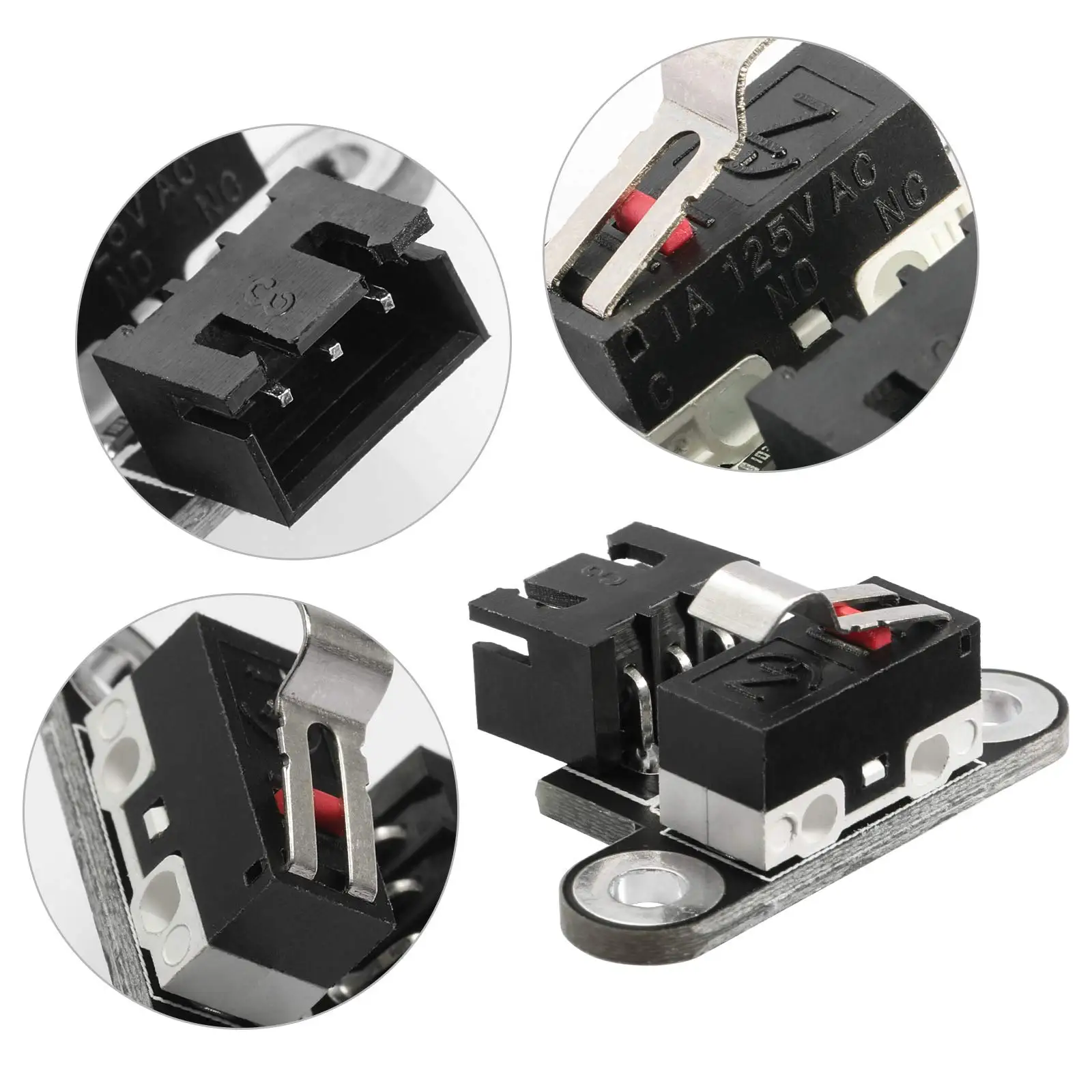 Genmitsu 6PCS Micro Limit Switches with 1M 3 Pin Cable for 3018-PROVer/3018-MX3/3018-PROVer Mach3