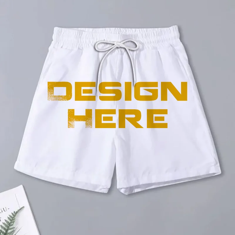 Customized Summer Casual Unisex Shorts Loose Short Pants For Men and Women Dropshipping Fast Dry Sportswear