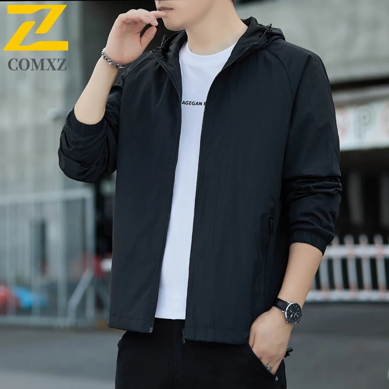 

Men's Loose Jacket Lightweight Outdoor Windproof Cycling Fishing Casual Coat Waterproof Hiking Travel Sports Stormcoat Jackets