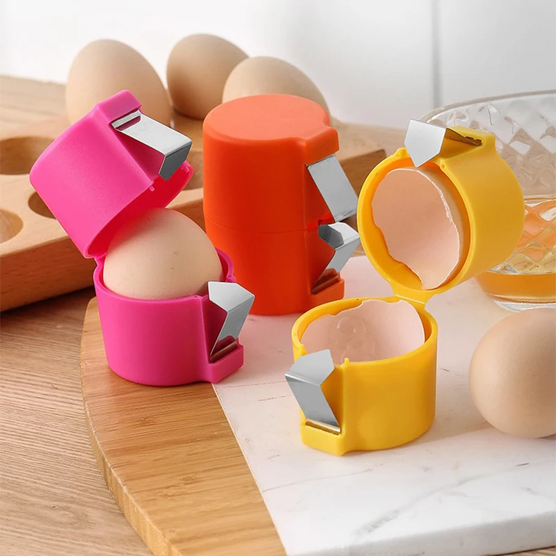 Eggshell Separator Handheld Eggshell Opener Kitchen Baking Tools Egg Cutting Tool Portable Egg Cracking Tool For Home Kitchen