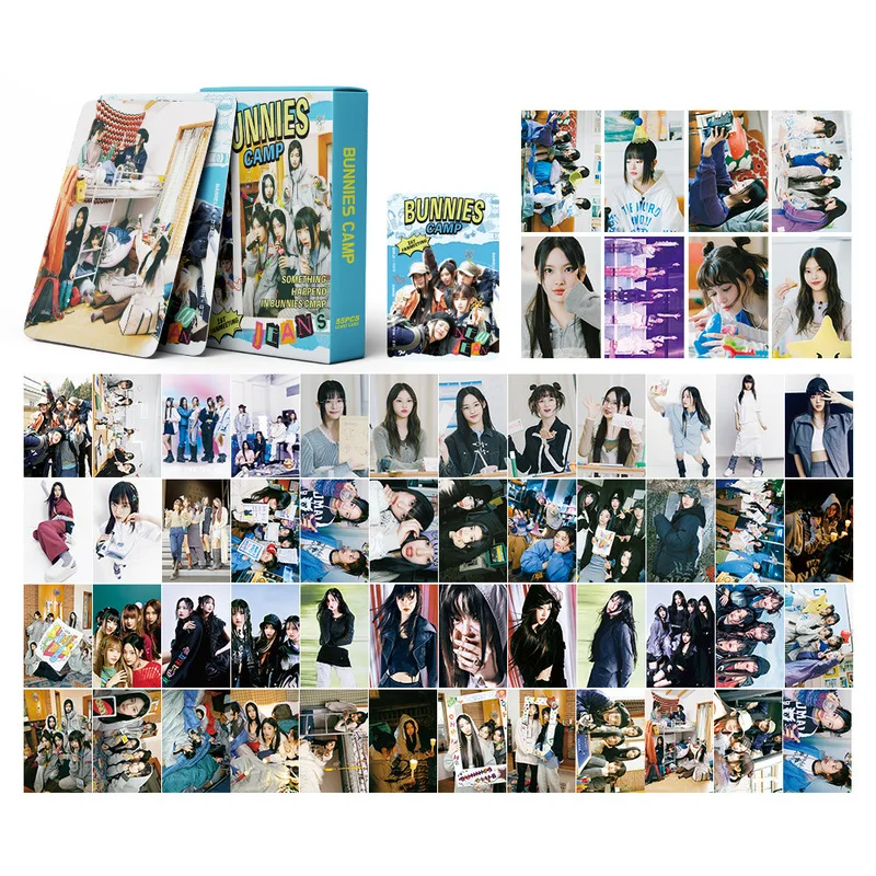 New girl groupNJ BUNNIES CAMPSupporting merchandiseLOMOCard Fans collect exquisite small cards