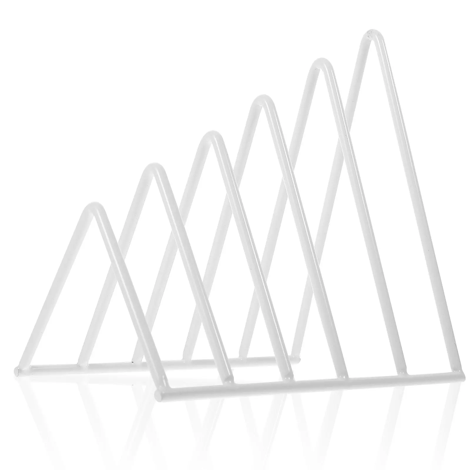 

File Organizer Triangle Iron Art Creative Office Desktop Books Magazine Storage Newspaper Bookshelf Pen Holder Desk Decoration