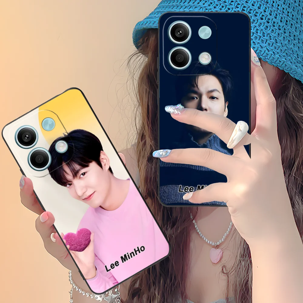 Mobile Lee Minho Phone Case for Xiaomi Redmi Note 13 12 11 10 9 8 7 6 S A Pro Lite Plus 5G Black Smartphone Cover Cellphones