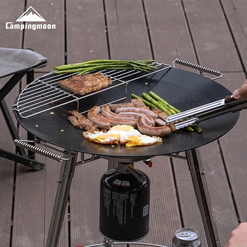 CAMPINGMOON GRW-30 Scott Companion 304 الفولاذ المقاوم للصدأ صينية الخبز الملحقات شبكة تخزين المواد الغذائية