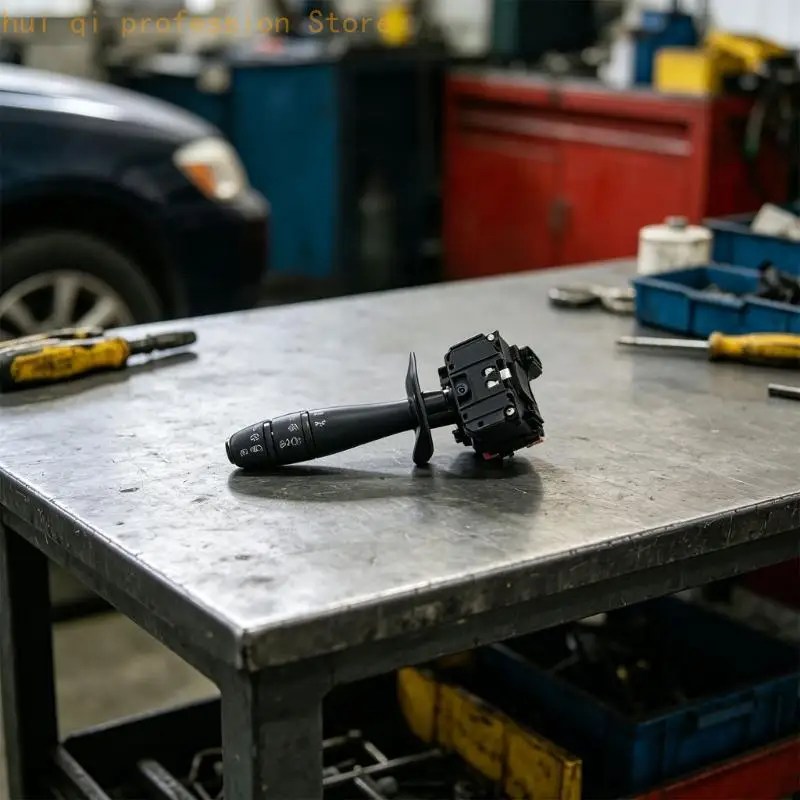 Lenksäulen-Scheinwerfer-Blinkerhebel-Baugruppe, 6001551361 Lichtanzeige und Hupensteuereinheit mit schwarzem ABS H8WE – Detail 8